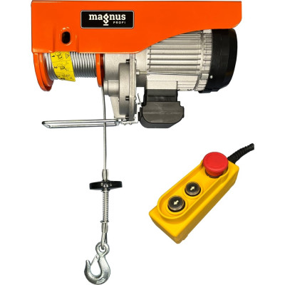 Стационарная мини электрическая таль Magnus Profi MEH, 600/1200 кг, 6/12 м, 220В SZ060151