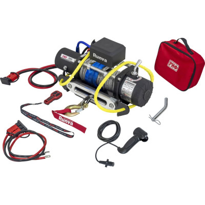 Переносная лебедка с квадратом для фаркопа РИФ 9500SR EWX9500SR-KIT3