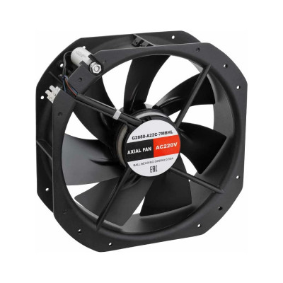 Осевой вентилятор SILART 280x280x80, 220 VAC, подшипник качения G2880-A22C-7MBHL