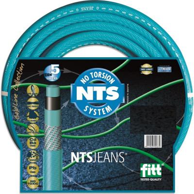 Пищевой противоскручивающийся шланг FITT NTS JEANS 5/8" 15м