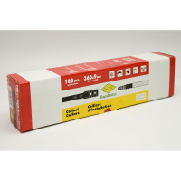 Стяжки с двойной горизонтальной головкой SapiSelco черного цвета, 9x360 мм, полиамид 6.6, уп. 100 шт. COL.3.422