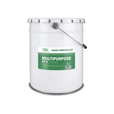 Полусинтетическая зеленая смазка NANO GREASE GREEN MULTIPURPOSE EP-G Grease, 18 кг 4978/ Ф