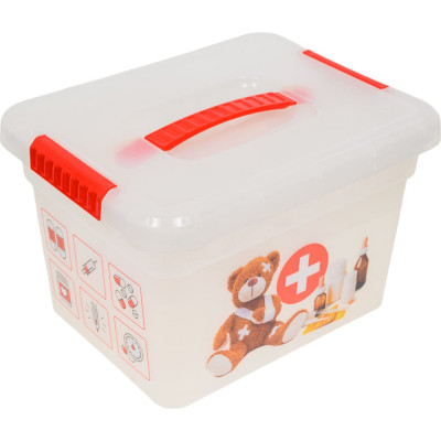 Ящик органайзер FunBox Аптечка 5л с ручкой лоток органайзер S 47011