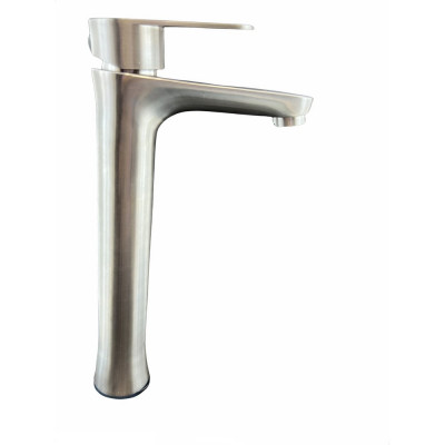 Смеситель для накладной раковины OUTE из нержавеющей стали, матовый хром T40511-1