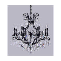 Подвесная люстра Crystal Lux Magnifico SP13 Black/Transparent
