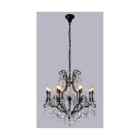 Подвесная люстра Crystal Lux Magnifico SP13 Black/Transparent