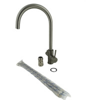 Смеситель для кухни OUTE из нержавеющей стали SUS 304, титановый T60203BY