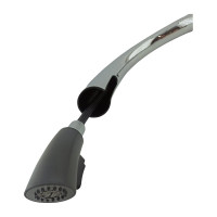 Смеситель для кухни OUTE с выдвижной лейкой, из латуни, хром T60933B