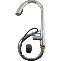 Смеситель для кухни OUTE с выдвижной лейкой, из латуни, хром T60933B