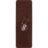 Коврик на кухню ComeForte Одуванчики велюр набор 40x60, 40x120 см темно-коричневый KM-025