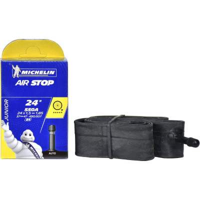 Камера MICHELIN E4 AIRSTOP 37/47x490/507 24x1.5-1.85 ST 34 мм, вентиль STANDART 198948 HQ-0003592
