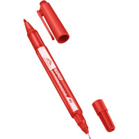 Строительный маркер vertextools красный, двухсторонний 00010-02