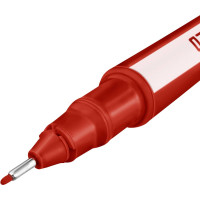 Строительный маркер vertextools красный, двухсторонний 00010-02