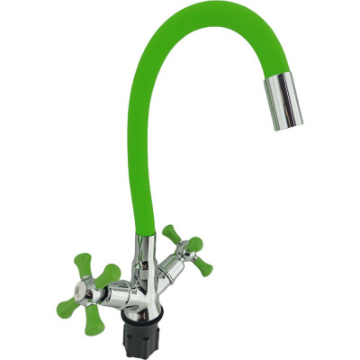 Смеситель для кухни Rainsberg с гибким силиконовым изливом R5893F-7