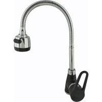 Смеситель для кухни Rainsberg черный, однорычажное управление, силумин R0613HF-8