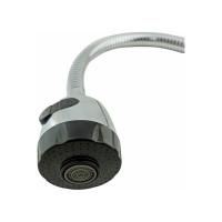 Смеситель для кухни Rainsberg черный, однорычажное управление, силумин R0613HF-8