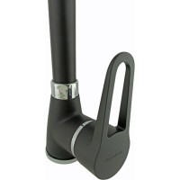 Смеситель для кухни Rainsberg черный, однорычажное управление, силумин R0613HF