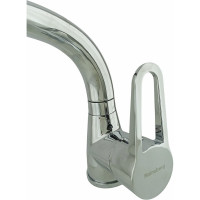 Смеситель для раковины Rainsberg хром, однорычажное управление, силумин R0613F-1