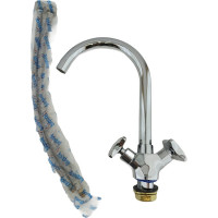 Смеситель для кухни Rainsberg из силумина, хром R7113F