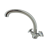 Смеситель для кухни Rainsberg из силумина, глянцевый хром R7113F-1