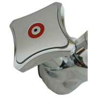 Смеситель для кухни Rainsberg из силумина, глянцевый хром R7113F-1