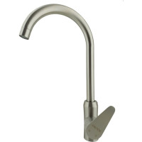 Смеситель для кухни OUTE матовый хром, нержавеющая сталь, 370 мм T40513B-1