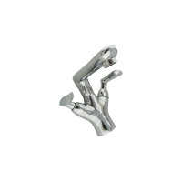 Смеситель для раковины/умывальника OUTE хром, высота 135 мм, двухвентильное управление T7701