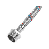 Гибкая подводка для воды OUTE 1/2", гайка-штуцер, 40 см TP56-40