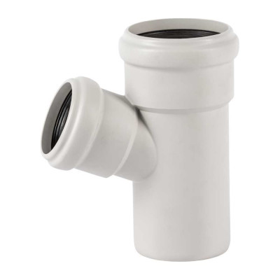 Тройник бесшумной канализации Ostendorf Skolan Safe 78х58 мм. 67 градусов, SKEA 333310