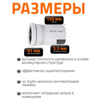 Труба Ostendorf SKEM 125x150 мм 336000