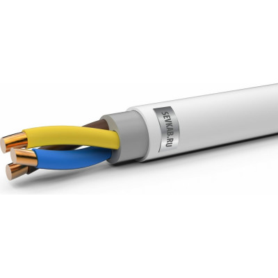 Кабель Севкабель NYMнгA-LS 3x1,5 100м ЦБ-00015506