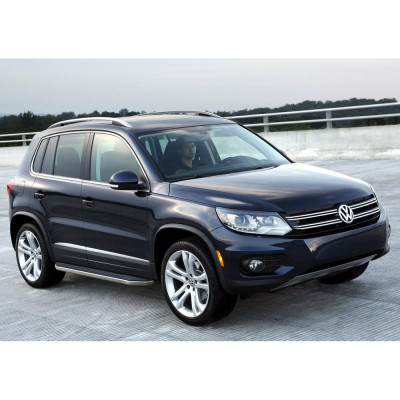 Пороги на автомобиль Rival Premium для Volkswagen Tiguan I 2007-2017 г.в., 173 см, 2 шт., алюминий A173ALP.5802.2