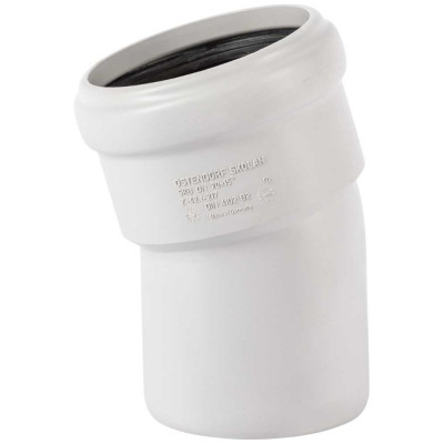 Отвод Ostendorf бесшумной канализации Skolan Safe 78 мм. 15 градусов, SKB 333100