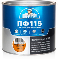 Эмаль ЭКСПЕРТ ПФ-115, глянцевая, оранжевая, RAL 2011 1.8 кг 34096