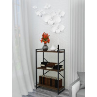 Стеллаж Металл-Завод GUTTA 106x69x34x3 коричневый/черный GS10669343B2