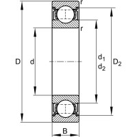 Подшипник SNR 63004EE 3413520473273