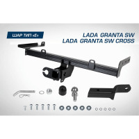 Фаркоп под квадрат Lada Granta SW 2018-/Granta Cross Кросс SW 2018- BERG F.6017.007