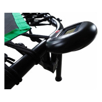 Фитнес-батут с ручкой и компьютером SportElite 135 см FB-1351