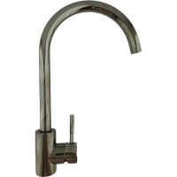 Смеситель для кухни OUTE серый-металлик, однорычажное управление, поворотный излив T40313BZ