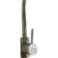 Смеситель для кухни OUTE серый-металлик, однорычажное управление, поворотный излив T40313BZ