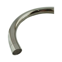 Смеситель для кухни OUTE серый-металлик, однорычажное управление, поворотный излив T40313BZ