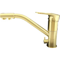 Смеситель для кухни OUTE однорычажное управление, поворотный излив 235 мм T3103BQ-2