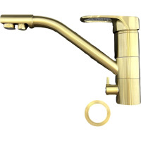 Смеситель для кухни OUTE однорычажное управление, поворотный излив 235 мм T3103BQ-2