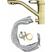 Смеситель для кухни OUTE однорычажное управление, поворотный излив 235 мм T3103BQ-2