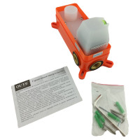 Встраиваемый смеситель для раковины OUTE скрытый монтаж, из латуни, цвет хром T11221