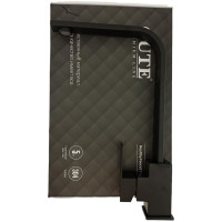 Смеситель для кухни OUTE черный матовый, однорычажное управление, поворотный излив T40213BH