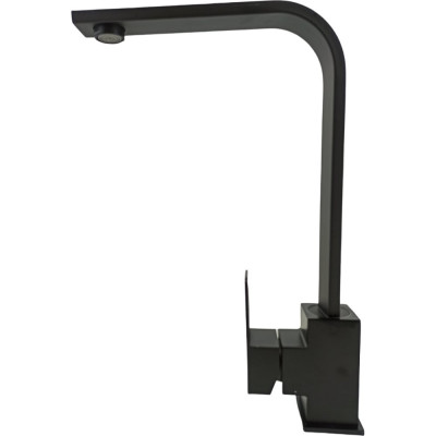 Смеситель для кухни OUTE черный матовый, однорычажное управление, поворотный излив T40213BH