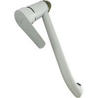 Смеситель для кухни Rainsberg белый, однорычажный, с аэратором R2003KF