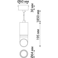Накладной светильник NOVOTECH GU10, 9W, DELTA 370909