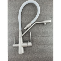 Смеситель для кухни Rainsberg с силиконовым гибким изливом, латунь R603CY-5